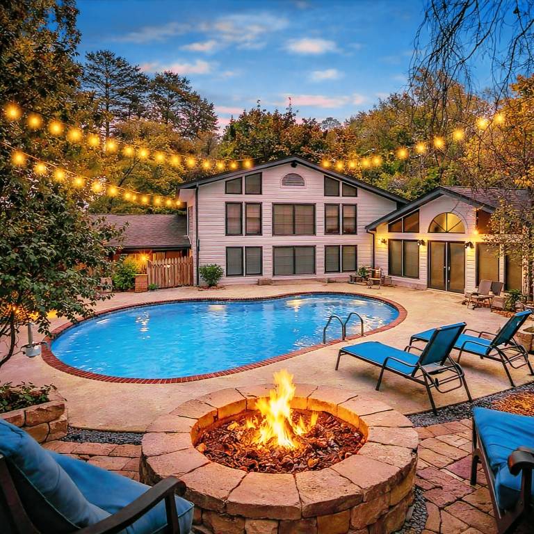 Luxury 7BR Buckhead Oasis w Pool GameRoom&Firepit