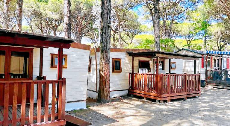 Buona Mobile Homes on Camping Mare e Pineta in Comacchio