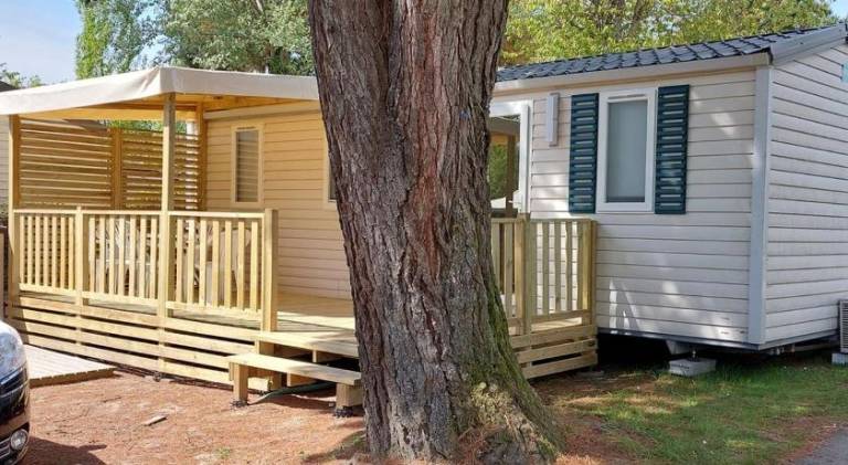 Mobil home 6 personnes situe dans le Camping Homair Moulin de Kermaux in Carnac