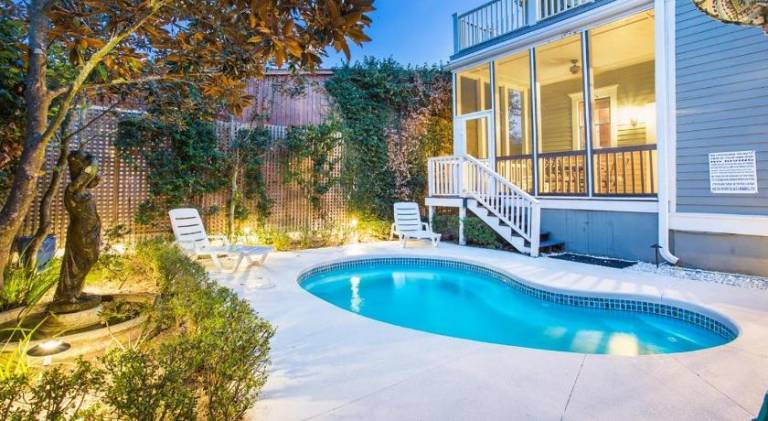 Vacation home with pool | Suitable for remote work | Pets allowed in Savannah, GA