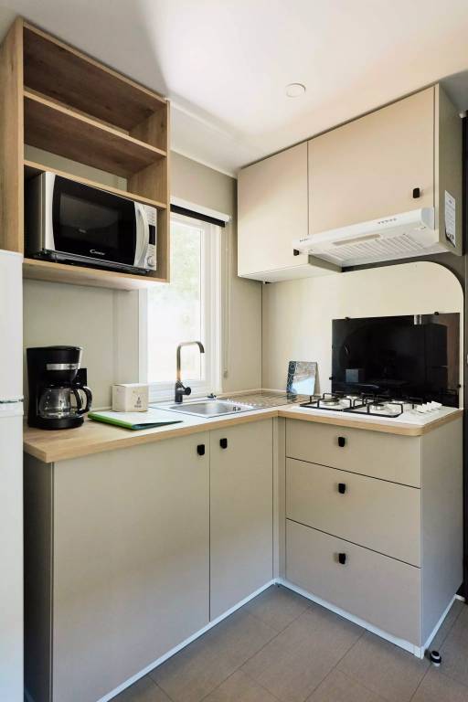 Campsite Duna Munguy - Mobile home TRIBU 28m² - 3 bedrooms, semi-covered terrace 6 people — photo 4