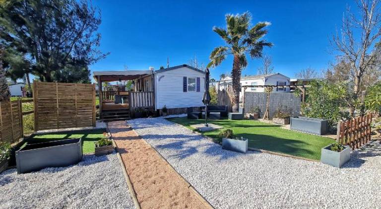 Mobil home 6 personnes camping 4 Les Pins Maritimes in Hyères