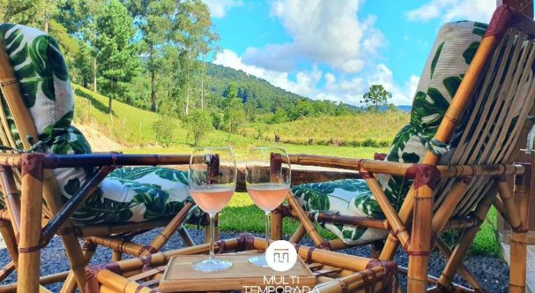 Vacation home with garden & BBQ in Urubici