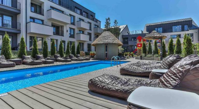 Apartment with pool in Palanga