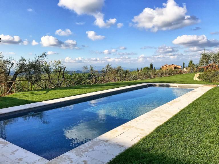 Villa with grill, garden & pool | Panoramic view — photo 3
