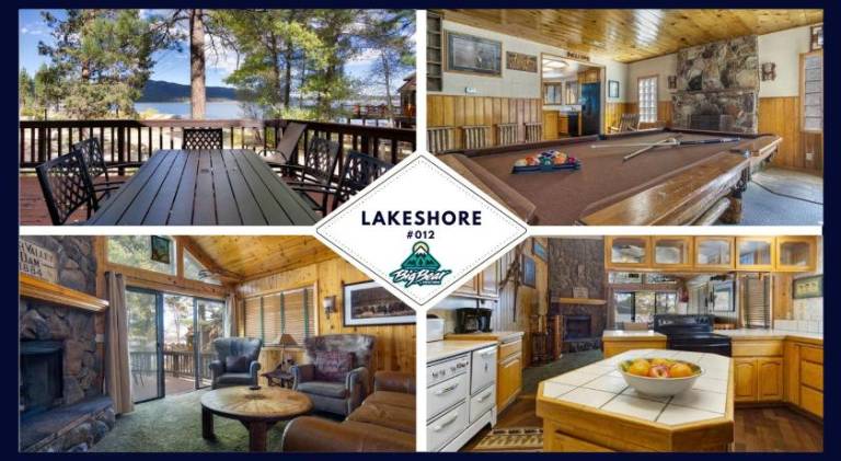 Vacation home with jacuzzi, heated pool & barbeque in Big Bear Lake, CA
