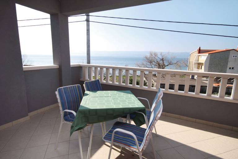 Two bedroom apartment with terrace and sea view Duće, Omiš (A-5261-b) in Omis