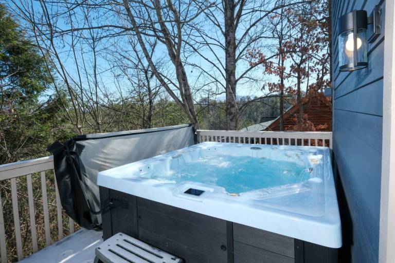 Hot Tub Dips, Chats by a Crackling Fireplace, Arcade Game Tournaments & Spa Baths - Family Getaway in Pigeon Forge, TN