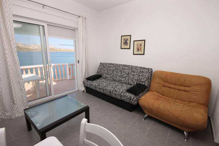 Two bedroom apartment with terrace and sea view Zubovići (Pag) (A-6394-b) — photo 3
