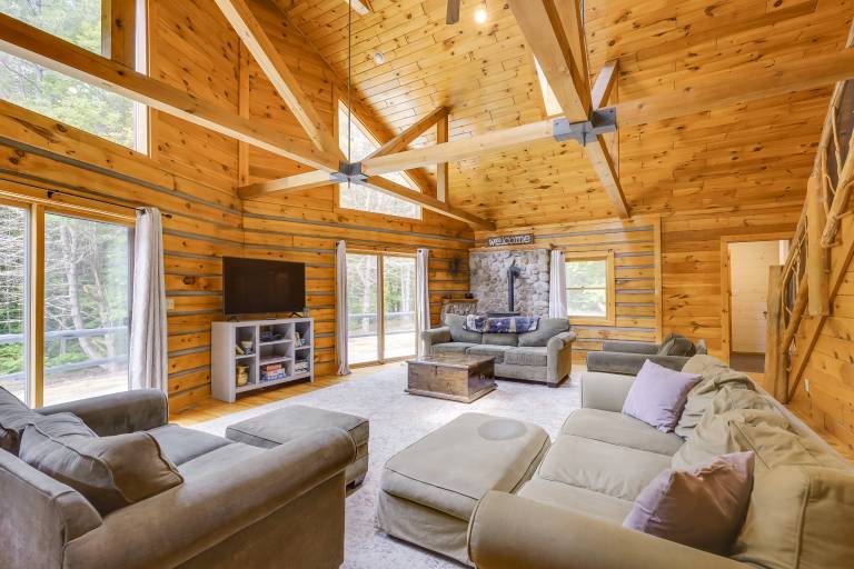 A-Frame Log Home w/ Game Room Near Lake George! — photo 2