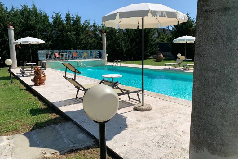Charming historic villa near Arezzo, with private pool adorned with marble, centuries-old park, and — photo 3
