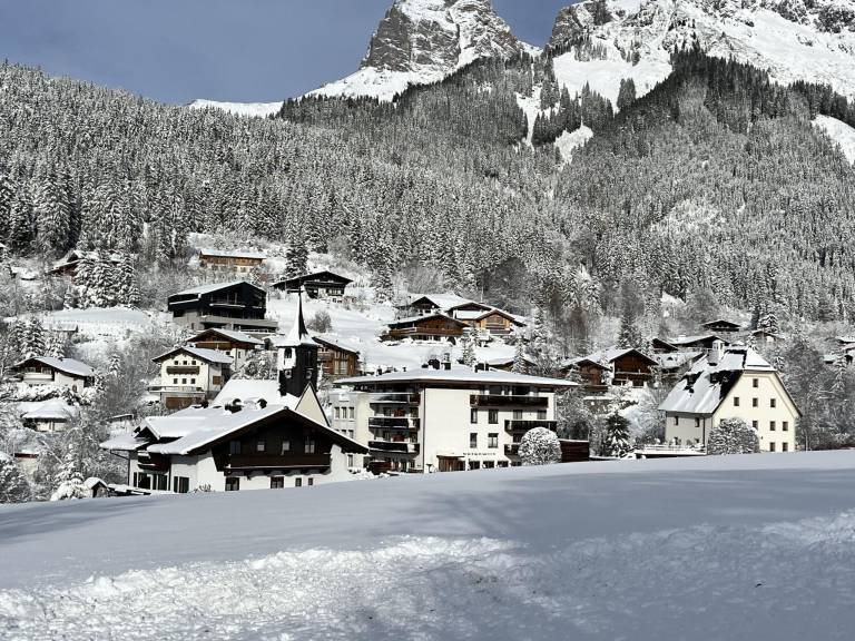 Charmante Unterkunft im Dorf an der Skipiste
