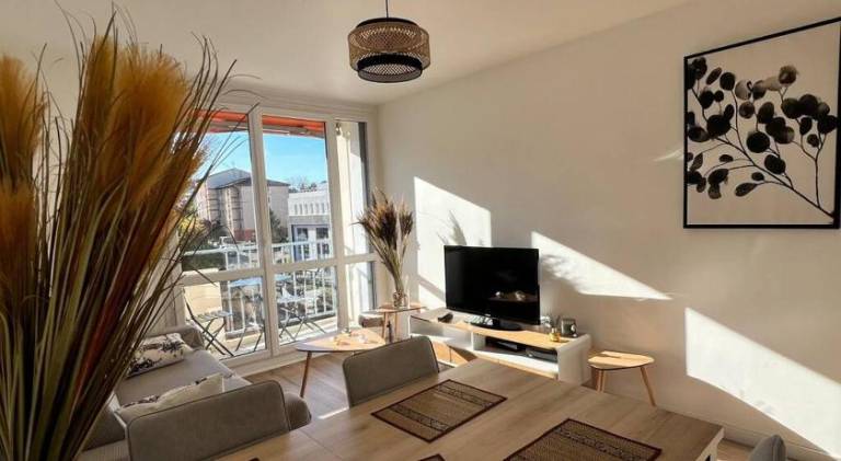 Charming rental apartment with terrace | Suitable for remote work | Dogs allowed in Toulouse