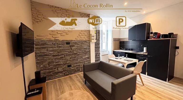 Apartment with 1 room for 2 persons in Roanne