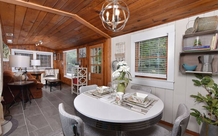 Cabin with BBQ, jacuzzi & terrace | Mountain view — photo 4