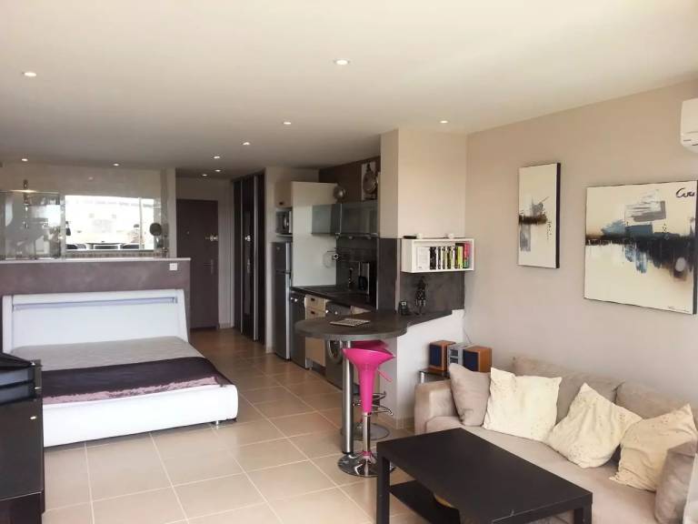 Résidence Héliopolis Building L - Studio 4 pers. Heliopolis sea view in Agde