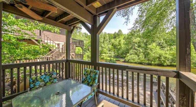 Rental apartment with barbeque in Helen, GA