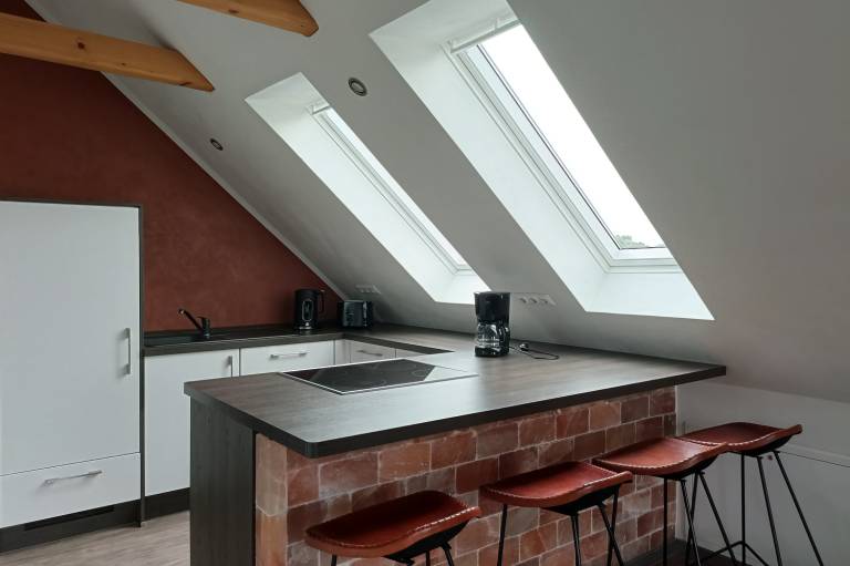 Appartement Fewo Dusche WC 2 Schlafräume