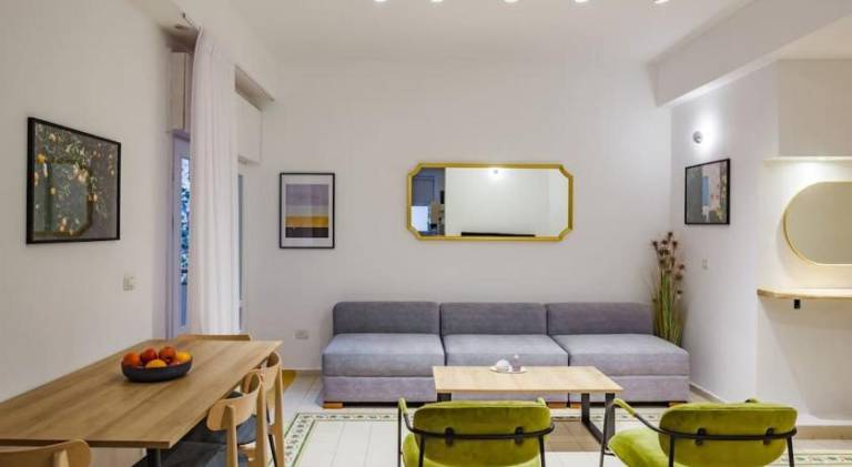 Renovated 2BR with Balcony in Bauhaus Beachfront in Tel Aviv