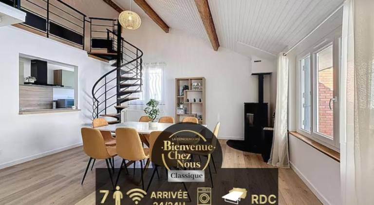 Rental apartment with 2 rooms for 7 persons in Aubiere