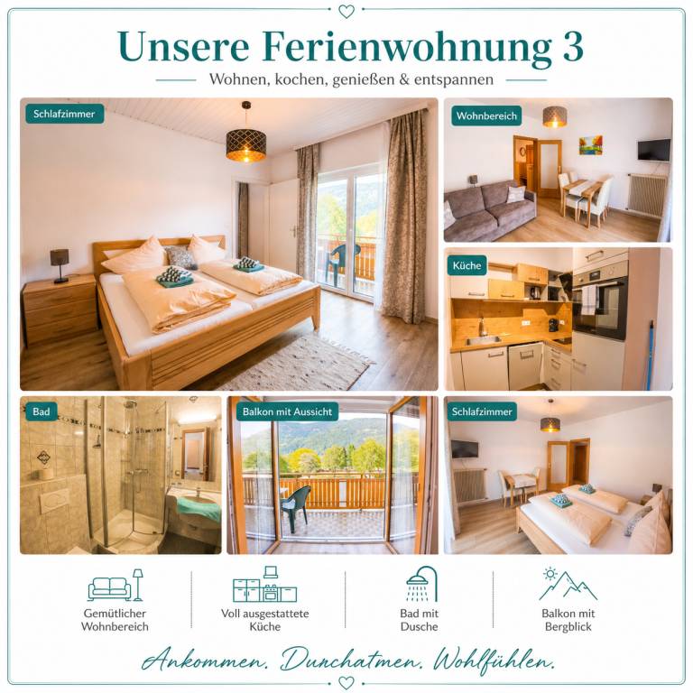 Ferienwohnung in Villach f&uuml;r max. 4 Personen