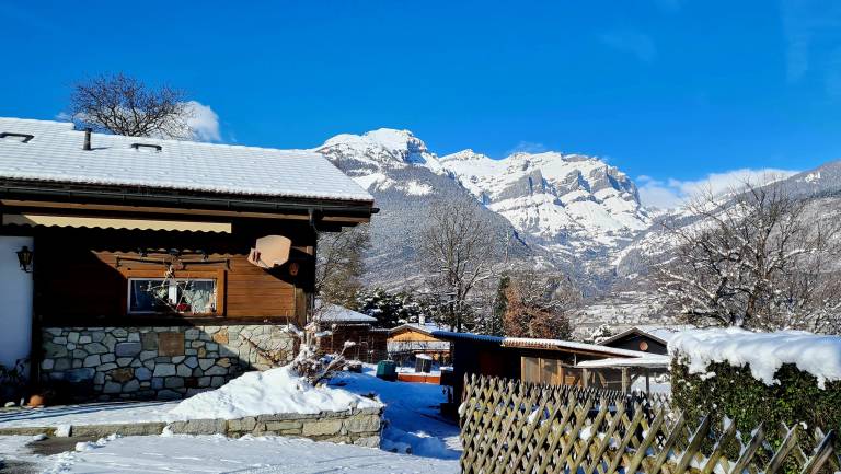 Ferienwohnung mit Hund in Leuk, Wallis für max. 4 Personen