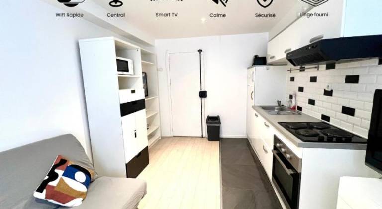 Apartment with 1 room for 4 persons in Pantin