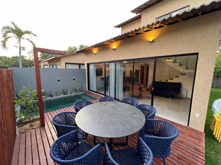 House with pool in Tibau do Sul