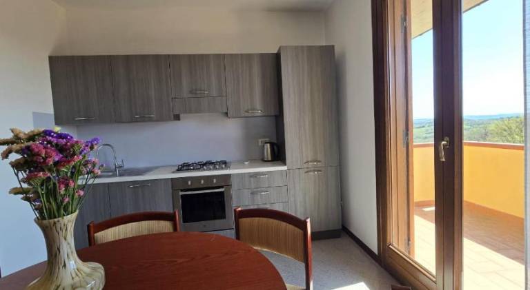 Rental apartment with terrace in Manciano