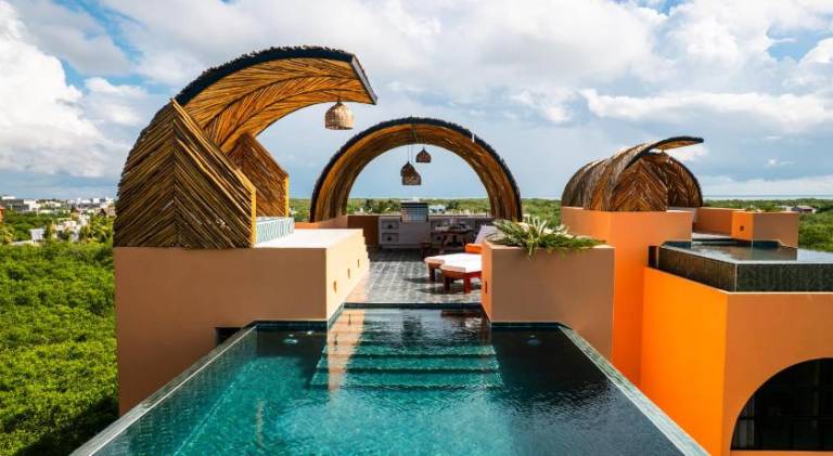Villa with private pool, grill & terrace in Isla Holbox