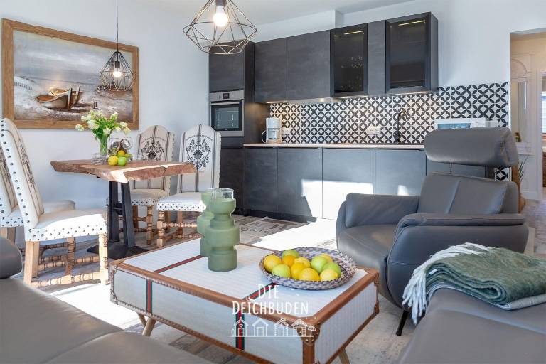 Rental apartment with patio & yard in Büsum