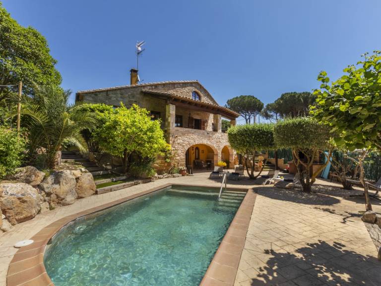 Ferienhaus mit Pool in Calonge, Costa Brava für max. 8 Personen