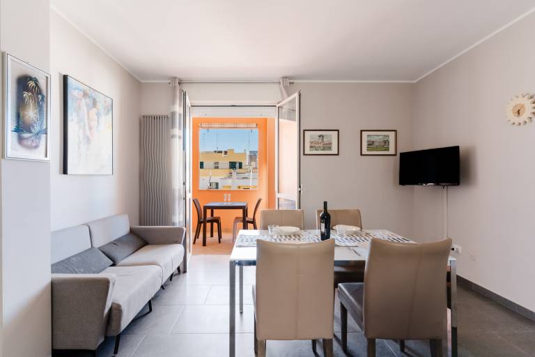 Holiday apartment with terrace | City view in Otranto