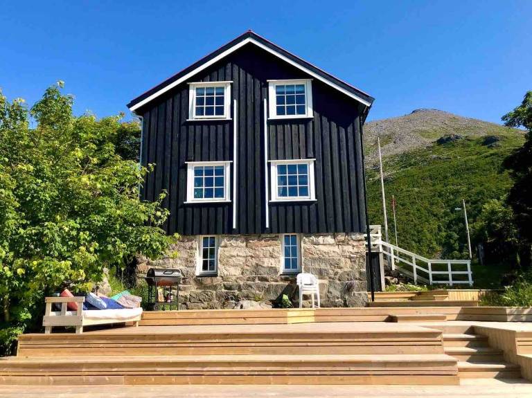 Ferienhaus in Lyngvær, Lofoten f&uuml;r max. 12 Personen