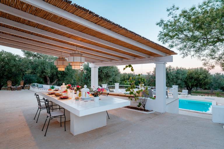 Villa with private pool, terrace & yard | Pool view — photo 2