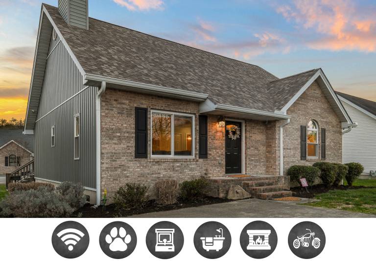 House with grill in Pigeon Forge, TN
