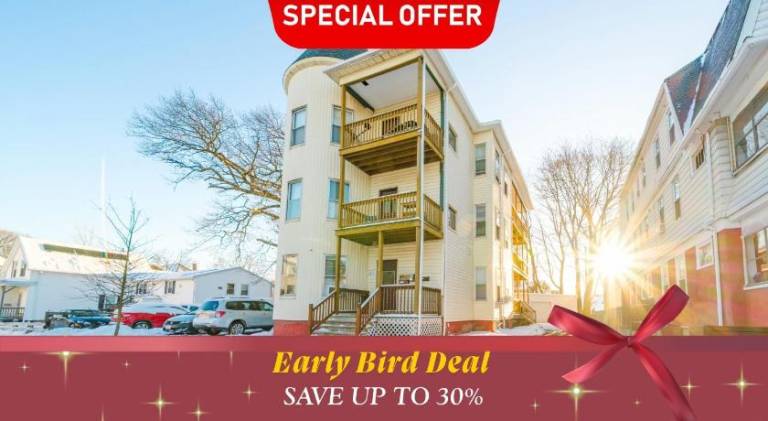 Apartment with patio | Pets are welcome in Worcester, MA