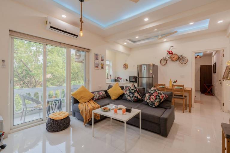 Casa Rio by Hireavilla 1BR w Common Pool in Siolim