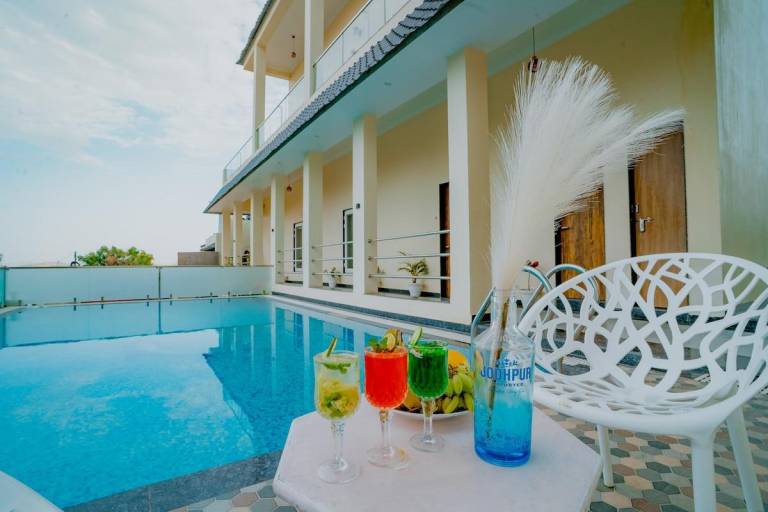 Nice villa with pool, garden & barbeque | Suitable for remote work | Pet-friendly in Udaipur
