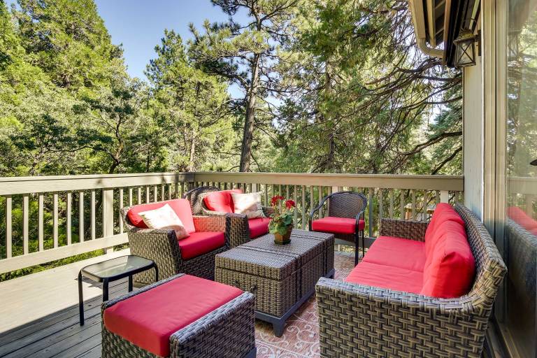 'Peaceful Pines' Running Springs Home w/ 3 Decks — photo 3