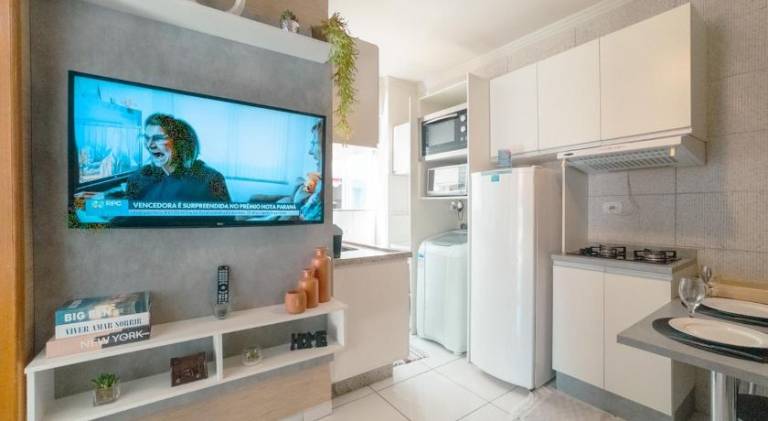 Apartment with 1 room for 3 persons in Maringá