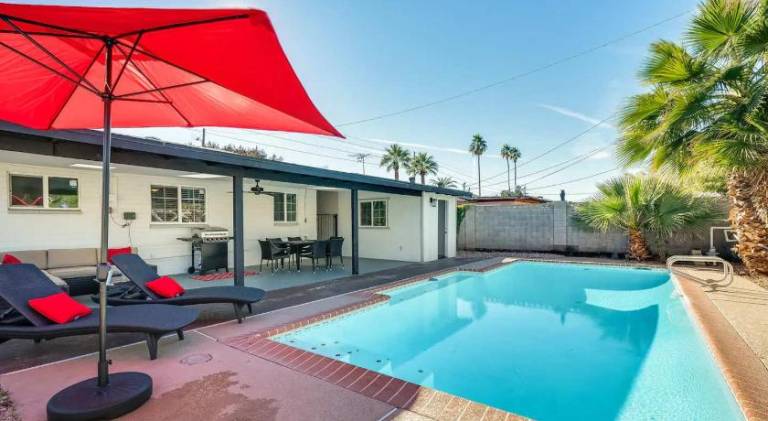 Vacation home with pool in Phoenix, AZ