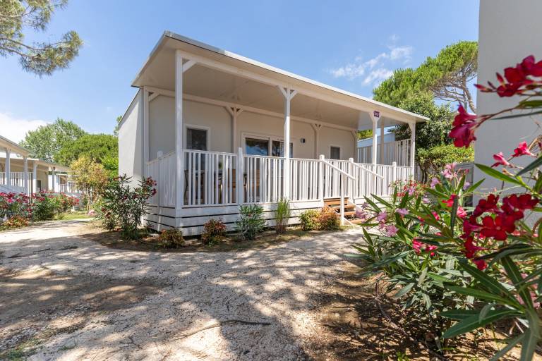 Mobile home with patio & pool | Nature view in Jesolo