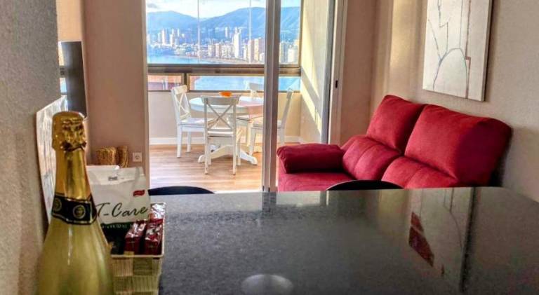 Apartment with garden, patio & private pool in Benidorm