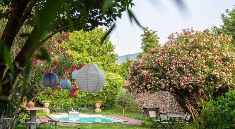 Holiday apartment with yard, private pool & grill in Millau