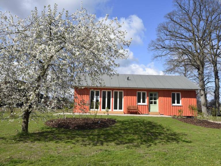 4 Raum rotes Ferienhaus bis 8 Pers