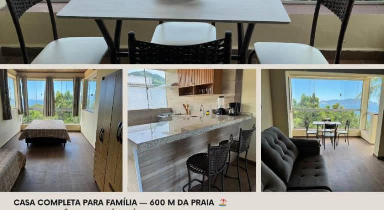 Vacation home | Next to the beach | Pets allowed in Mangaratiba