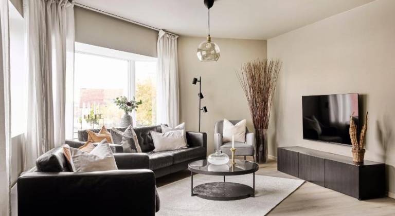 Serviced apartment with terrace & yard in Stavanger