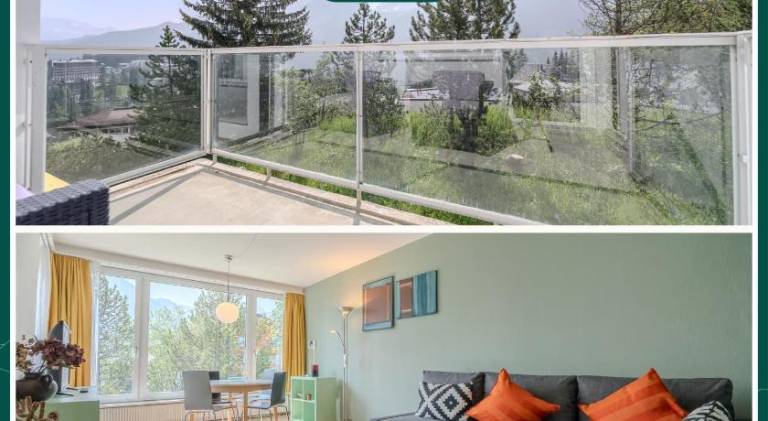 Holiday apartment with 1 room for 4 persons in Arosa