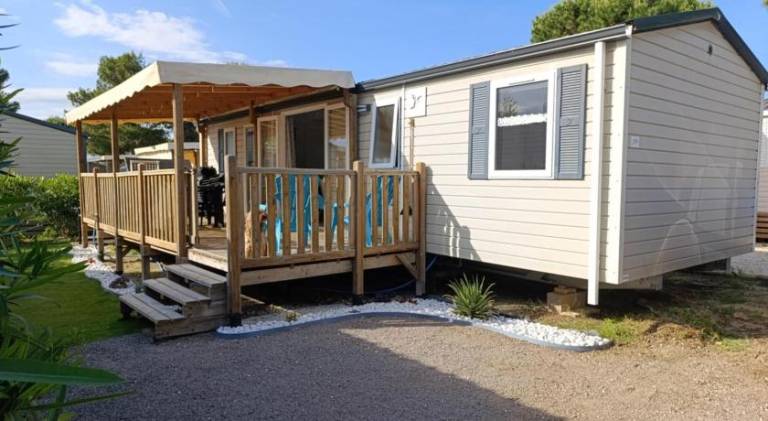 Mobil-home tout confort camping Mar Estang a Canet en roussillon in Canet-en-Roussillon